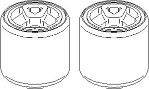 Bussning, länkarm, Fram, Fram, höger eller vänster, BMW 5 [E60], 5 Touring [E61], 6 [E63], 6 Cabriolet [E64], 3112 0 305 612, 3112 6 765