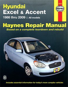 Haynes Reparationshandbok, Hyundai Excel & Accent, Universal