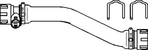 Kylarslang, Nedre, BMW 3 [E46], 3 Cabriolet [E46], 3 Compact [E46], 3 Coupé [E46], 3 Touring [E46], 1712 7 507 749