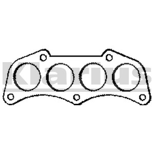Packning, avgasrör, TOYOTA CELICA Coupé, COROLLA, COROLLA Compact, COROLLA Kombi, COROLLA Liftback, 17173 22010, 171730D0, 171730D010, 1