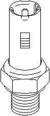 Varningsswitch, oljetryck, DACIA,NISSAN,OPEL,RENAULT,VAUXHALL,VOLVO, 2263 000 Q1D, 2524 000 Q0B, 2524 000 QAB, 2524 0AW 300, 272484, 44