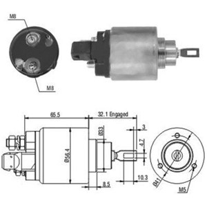Magnetswitch, startmotor, AUDI,FORD,SEAT,SKODA,VW, 020 911 023 B*, 020 911 023 D*, 020 911 023 DX*, 020 911 023 DX, 020 911 023 F*, 020