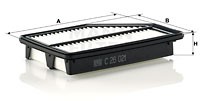 Luftfilter, HONDA CR-V III, CR-V IV, 17220-RZP-G00, 17220-RZP-Y00