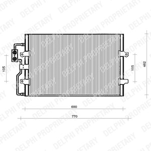 Kondensor, klimatanläggning, CITROËN,FIAT,LANCIA,PEUGEOT, 1474080080, 1486721080, 6455.Q6, 6455.Y3, 6455Q6, 6455Y3