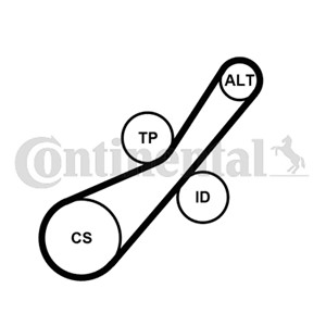 Kamremssats, CITROËN,FORD,MINI,PEUGEOT, 16 112 779 80, 16112779, 1611277980
