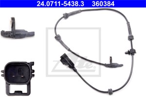 ABS-givare, Sensor, hjulvarvtal, Bakaxel, LAND ROVER FREELANDER 2, LR039934, LR062647