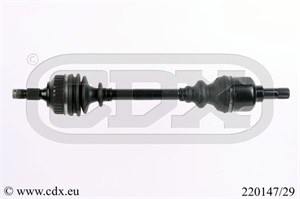 Drivaxel, framaxel vänster, PEUGEOT 306, 306 Break, 306 Cabriolet, 306 Halvkombi, 32720F, 3272E1