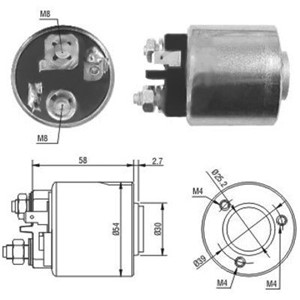 Magnetswitch, startmotor, RENAULT, 77 00 796 488*, 77 00 853 827*, 77 00 854 955, 77 00 865 719*, 77 00 865 985*, 77 00 871 057, 77 01 3