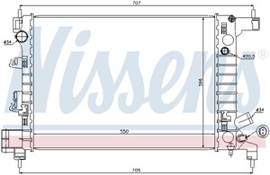 Kylare, motorkylning, CHEVROLET AVEO Halvkombi, AVEO Sedan, COBALT, 95316032, 95460091