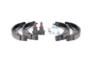 Bromsbackar, sats, Bakaxel, MERCEDES-BENZ, 124 420 02 20, 124 420 03 20, 124 420 05 20, 124 420 07 20, 201 420 08 20, A 124 420 02 20, A