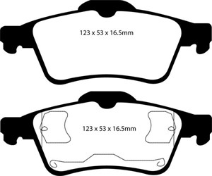 Bromsbeläggsats GREENSTUFF, Bakaxel, FORD,MAZDA,NISSAN,OPEL,RENAULT,SAAB,VAUXHALL,VOLVO, 30769186, 44060BA00F, 93172190