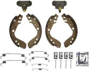 Bromsbackar, sats, Bak, HONDA JAZZ II
