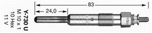 Glödstift, HONDA,LAND ROVER,RENAULT,ROVER, 77 00 861 906, 7700861906