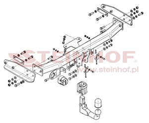 Dragkrok, Avtagbar, FORD MAVERICK, MAZDA TRIBUTE