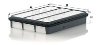 Luftfilter, LEXUS GX, LX, TOYOTA 4 RUNNER IV, HILUX Pick-up VI, LAND CRUISER 100, LAND CRUISER PRADO, SEQUOIA, TUNDRA Pick-up, 17801-070
