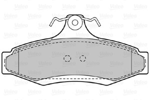 Bromsbeläggsats, Bakaxel, ACURA,CHEVROLET,DAEWOO, 96245179, 96253368, 96391892, S4521001, S4521006