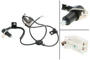 ABS-givare, Sensor, hjulvarvtal, Bakaxel, Vänster, HYUNDAI COUPE, 95680-27501