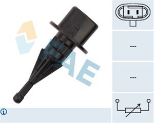 Sensor, insugslufttemperatur, Nedre, Upptill, Luftfilterhus