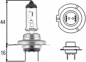 Glödlampa, huvudstrålkastare, passar många modeller, 002 544 00 94, 030759, 163 7337, 1637338, 21LN-50410, 400 809 00 00 07, 53410, 981