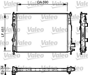 Kylare, motorkylning, NISSAN QASHQAI / QASHQAI +2 I, 21400JD50A, 21400-JD50A, 21400JD50B, 21400-JD50B, 21400JD51B, 21400-JD51B, 21410JD5