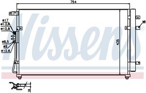 Kondensor, klimatanläggning, KIA CARNIVAL / GRAND CARNIVAL III, 976064D100, 976064D101