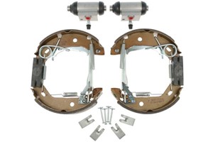 Bromsbackar, sats, Bakaxel, MERCEDES-BENZ A-KLASS [W168], KFSMERC001