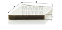 Kupefilter, CHEVROLET LANOS Sedan, DAEWOO LANOS, LANOS Sedan, NUBIRA, NUBIRA Kombi, NUBIRA Sedan, NUBIRA Wagon, 96 190 645, 96 259 613,