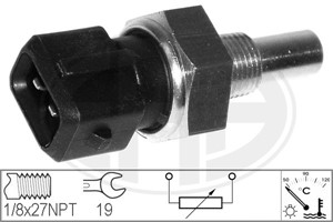 Sensor, kylvätsketemperatur, FORD,MAZDA, 1057836, 1E04-18760, 1E04-18760-A, 6193368, 91AB 10884 AA, 97FB 10884 AA