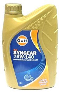 Transmissionsolja Gulf Syngear 75W-140 -S, Universal