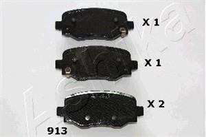 Bromsbeläggsats, Bakaxel, FIAT 500X, JEEP RENEGADE SUV, 77367145, 77367417