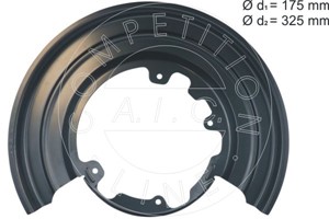 Bromssköld, Bakaxel höger, IVECO DAILY Flak/chassi I, DAILY Flak/chassi II, DAILY Skåp II, DAILY Tipp II, 0000042 556905, 4253 0367, 425