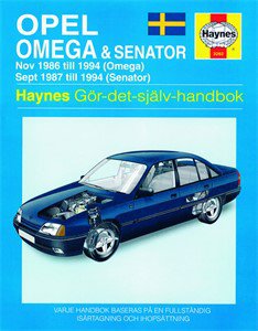 Haynes Reparationshandbok, Opel Omega & Senator, Universal