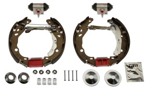 Bromsbackar, sats, Bakaxel, DACIA,RENAULT, 440A04684R, 60 01 551 413, 77 01 206 430, 77 01 207 179