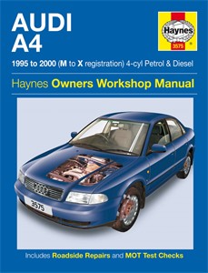 Haynes Reparationshandbok, Audi A4 Petrol & Diesel, Universal, 3575