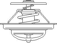 Termostat, kylvätska, MERCEDES-BENZ 123 Sedan [W123], 123 T-Model [S123], 616 200 04 15