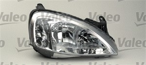 Strålkastare, Vänster, OPEL COMBO Skåp/stor limousine, COMBO Tour, CORSA C, CORSA C Skåp/halvkombi, 1216142, 93173253