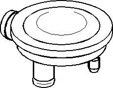 Ventil, vevhusventilation, Cylindriskt huvud