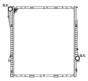 Kylare, motorkylning, BMW X5 [E53], 1439102, 17111439102