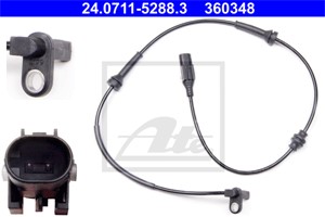 ABS-givare, Sensor, hjulvarvtal, Framaxel, FIAT DOBLO Buss, DOBLO Cargo, DOBLO Flak/chassi, 51816797, 52081844