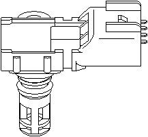 Sensor, insugstryck, FORD C-MAX, FIESTA V, FIESTA VI, FOCUS II, FOCUS C-MAX, FOCUS Turnier II, FUSION, KA, MAZDA 2, VOLVO C30, 1 141 598