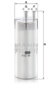 Bränslefilter, AUDI A6 Allroad C8, A6 C8, A6 C8 Avant, A7 Sportback, A8 D5, PORSCHE PANAMERA, PANAMERA Sport Turismo, 4N0 127 401 A, 971
