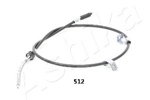 Vajer, parkeringsbroms, Vänster bak, MITSUBISHI PAJERO I, PAJERO Canvas Top I, MB256371