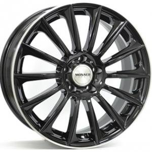 Monaco MC9 Gloss Black Polished 8.5x19 5/112 ET32 B66.6