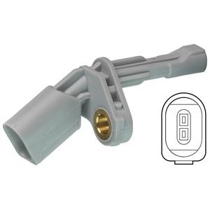 ABS-givare, Sensor, hjulvarvtal, Bak, Bakaxel, Vänster, AUDI,SEAT,SKODA,VW, 1K0927807A, WHT 003 859A, WHT003859A, WHT003859B