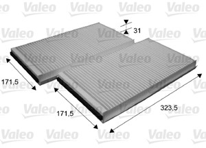 Kupefilter, ALPINA B5, B5 Kombi, BMW 5 [E60], 5 Touring [E61], 6 [E63], 6 Cabriolet [E64], 64 31 6 935 822, 64 31 9 174 370, 64 31 9 174