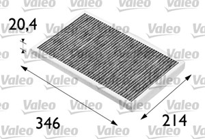 Kupefilter, AUDI 100 C4 Avant, 100 C4 Sedan, A6 C4, A6 C4 Avant, A6 C5 Avant, 4A0819439A