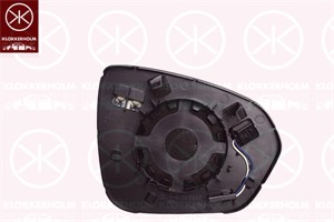 Spegelglas, yttre spegel, Höger, DACIA DUSTER, 96 36 506 40R, 963650640R