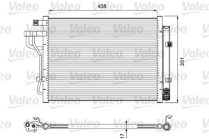 Kondensor, klimatanläggning, KIA PICANTO, 976061Y000, 97606-1Y000