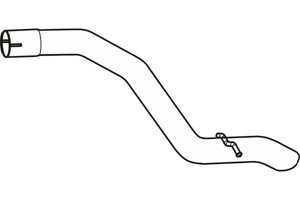 Avgasrör, Bak, FORD FOCUS Turnier II, 1478932