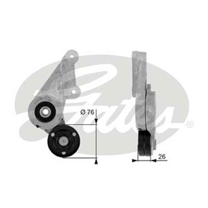 Spännrulle, flerspårsrem, RENAULT,VOLVO, 1271914, 1275380, 7431275380, 9135206